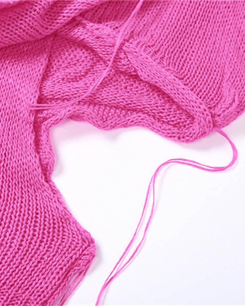 Deserted Wanderer Knit Hoodie