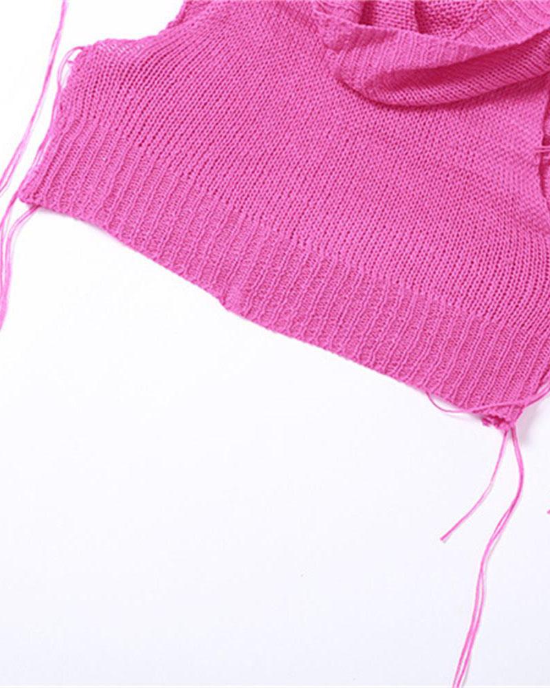 Deserted Wanderer Knit Hoodie