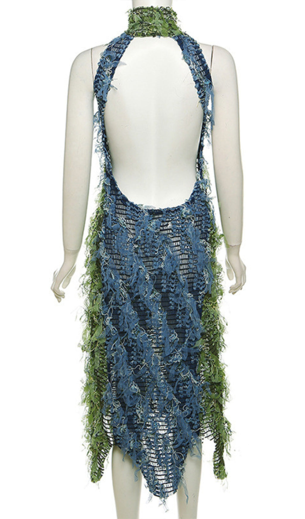 Akemi Halterneck Backless Midi Dress